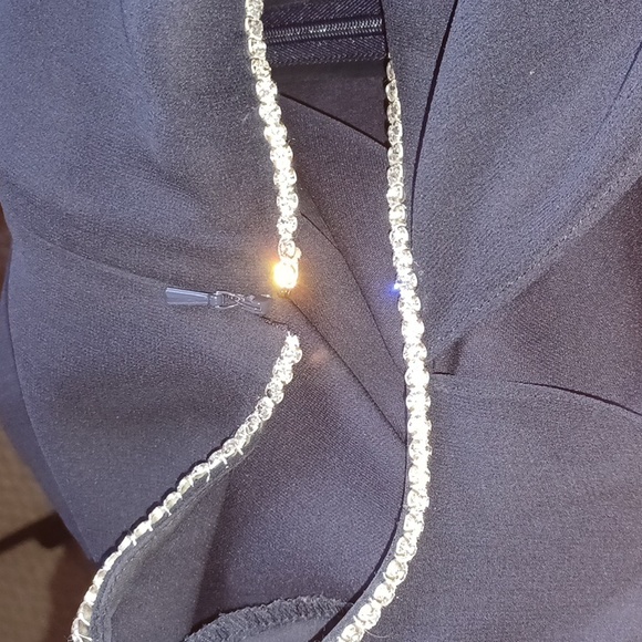 Vintage Linda Allard Ellen Tracy elegant silk dress 4 - Picture 6 of 6